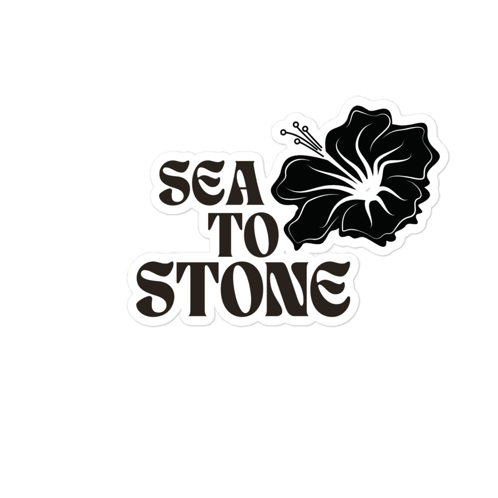 Sea To Stone Floral Sticker