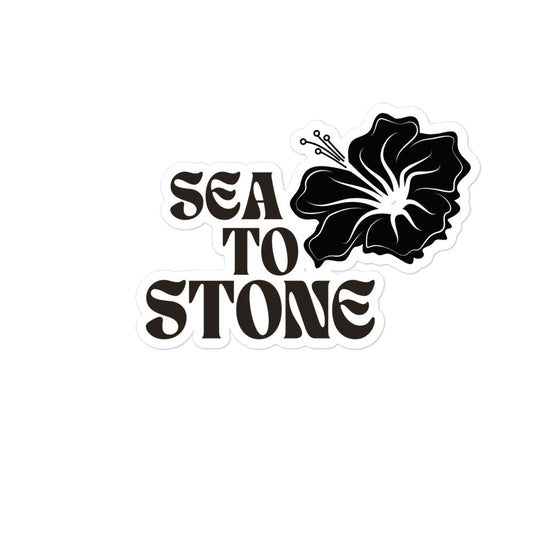 Sea To Stone Floral Sticker
