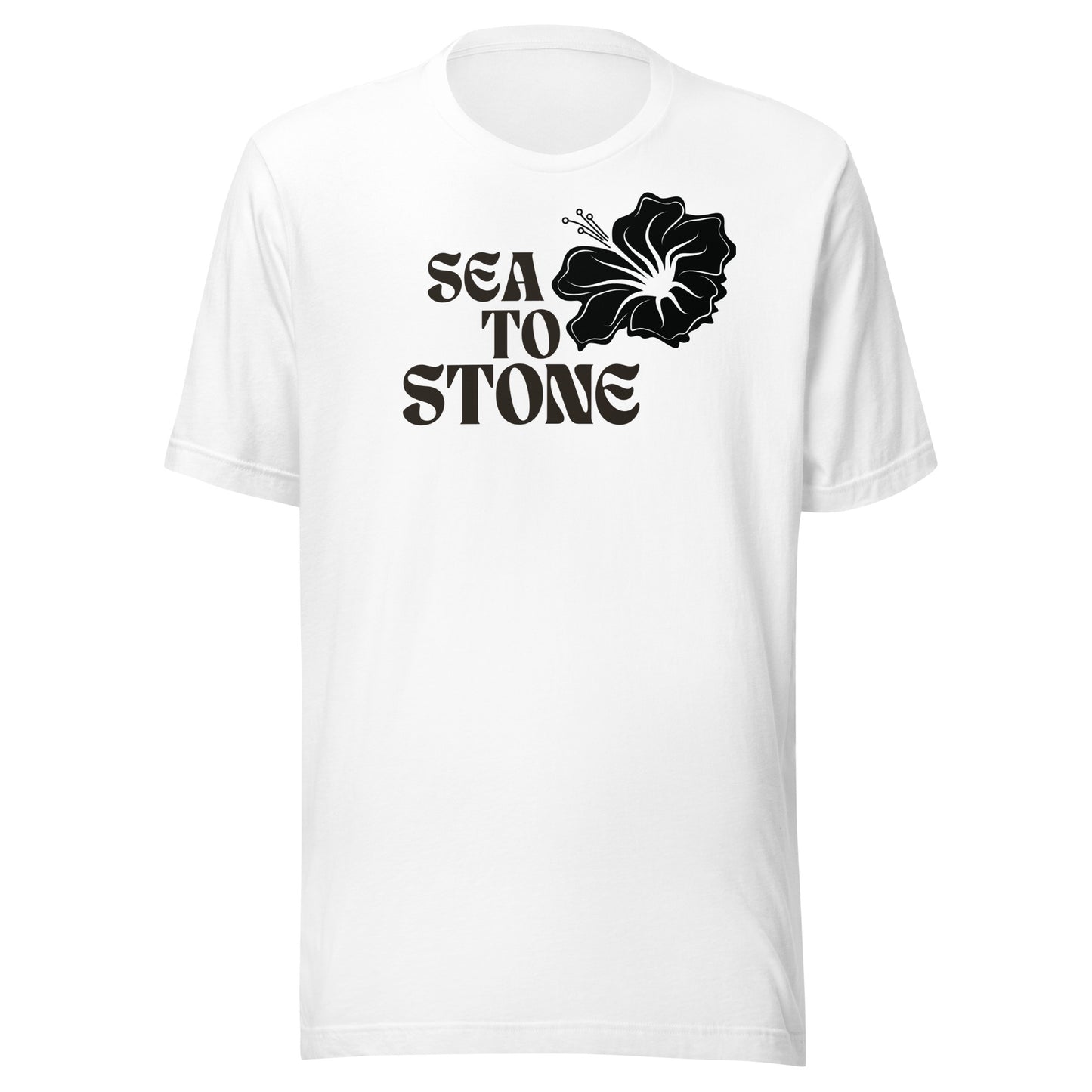 Floral Sea to Stone t-shirt