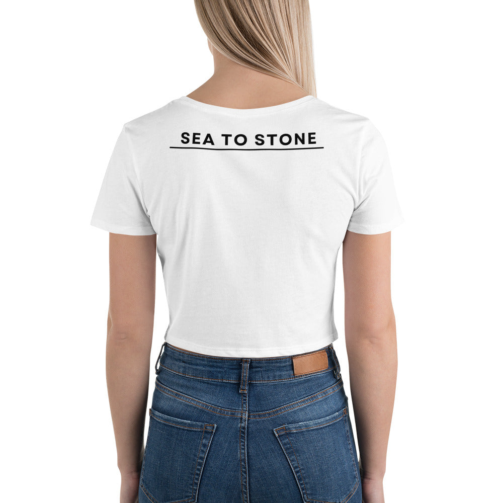 Mountain Wave Crop Tee
